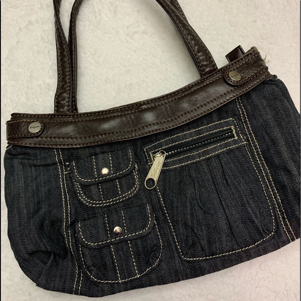 Thirty-One Fitted Purse w Changeable Jean Skirt